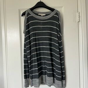 LOFT cold shoulder sweater